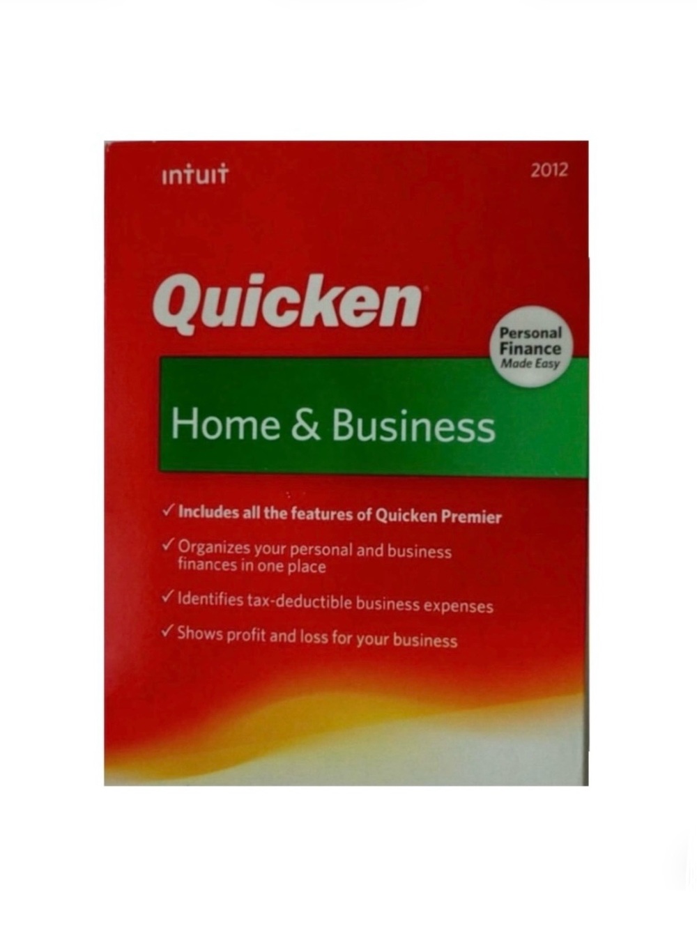 Quicken Home & Business 2012 - Lifetime For Windows Disc Only